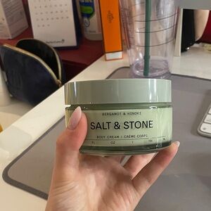 Salt & Stone Bergamot & Hinoki Body Cream - Green